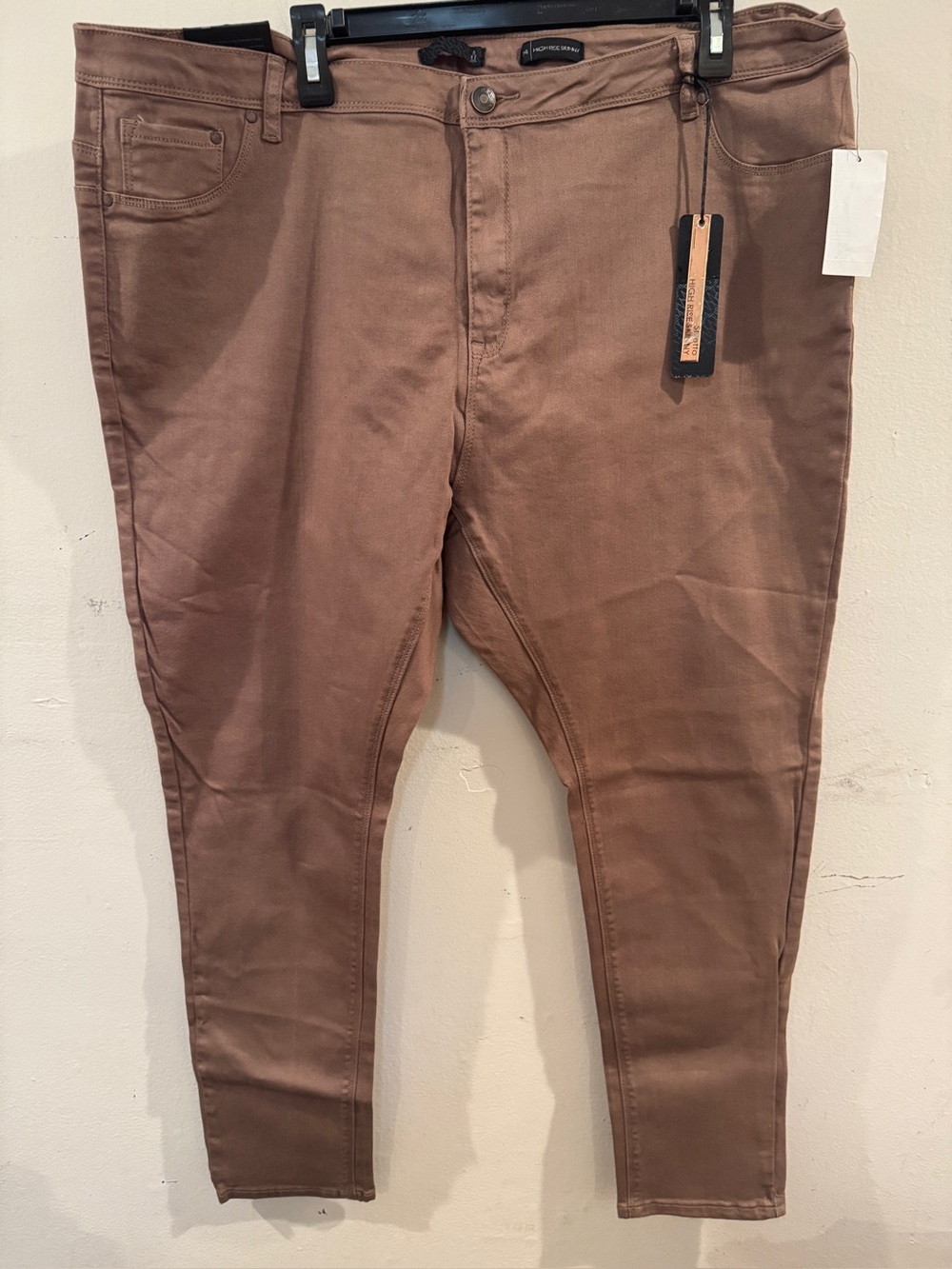 lala anthony la17-5000x taup Stiletto High Rise Skinny Pants